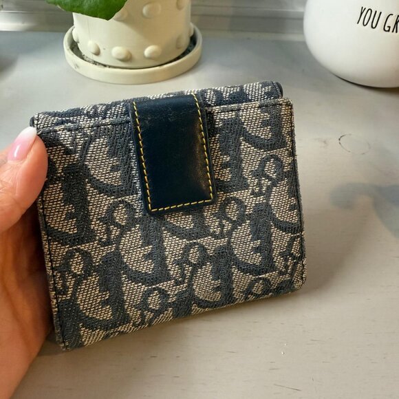 Dior Trotter Croosbody Blue Authentic Saddle Monogram Design D Sliver Hardware - Picture 4 of 9